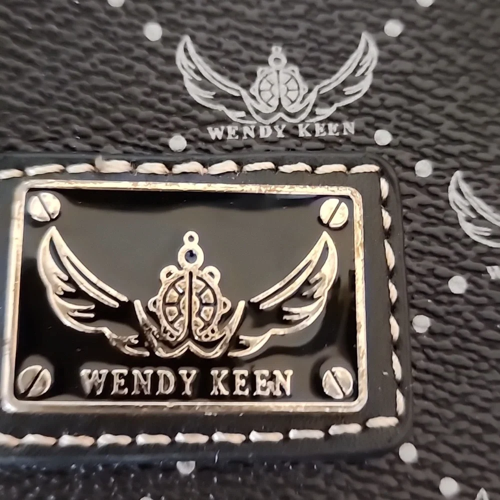 Wendy Keen Black Patterned Women's Handbag